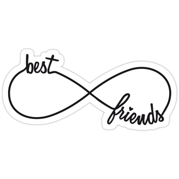 best friends forever stickers by beakraus redbubble