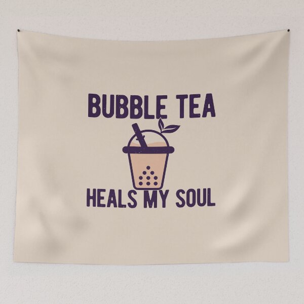 Item preview, Funny Bubble Boba Tea designed and sold by artworkbyrihen.