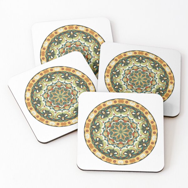 Item preview, Bright circular arabic ornaments designed and sold by IrinaGuArt.