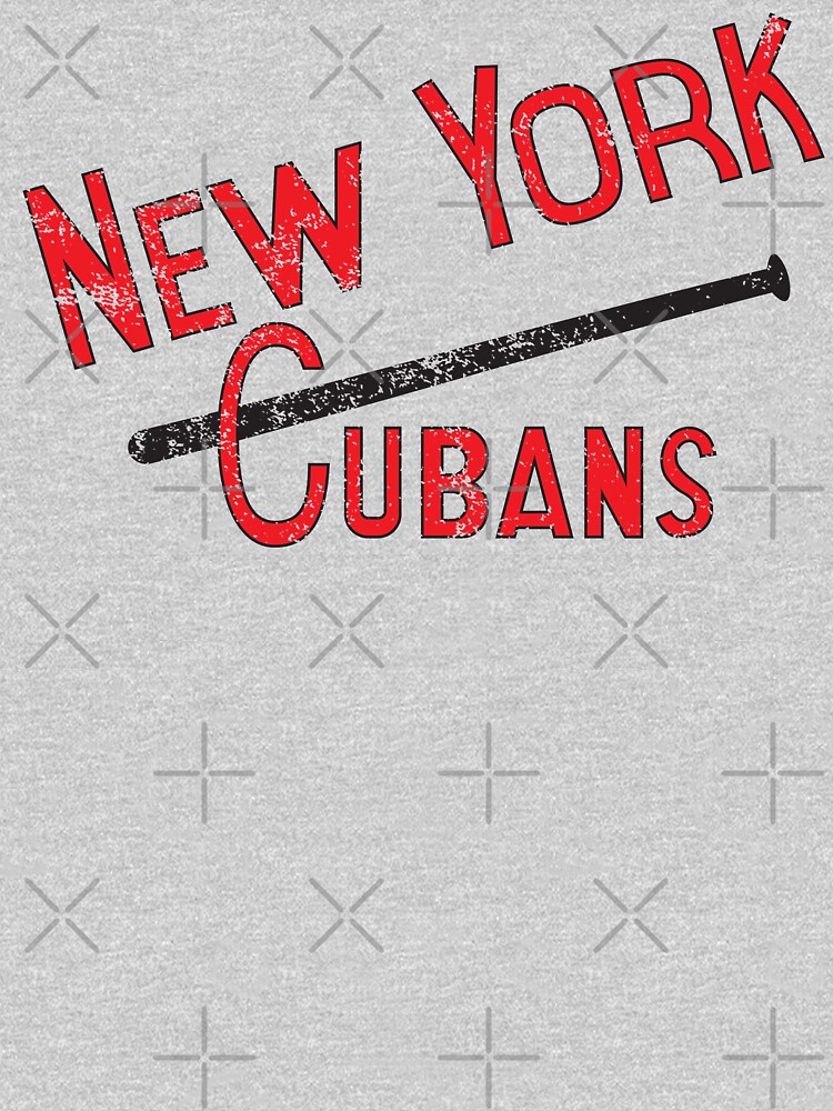 Hyper Than Hype Shirts New York Cubans Distressed Circle Logo Shirt - Defunct Baseball Team - Celebrate Black & Latino Heritage and History - Hyper Than Hype S / Black Shirt