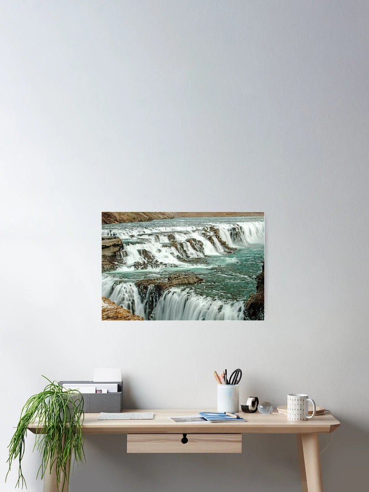 Thumbnail 2 of 3, Poster, Gullfoss designed and sold by Caleb Ward.