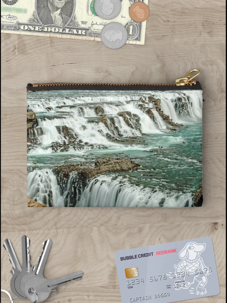 Thumbnail 3 of 4, Zipper Pouch, Gullfoss designed and sold by Caleb Ward.