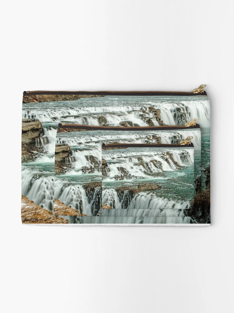 Thumbnail 2 of 4, Zipper Pouch, Gullfoss designed and sold by Caleb Ward.