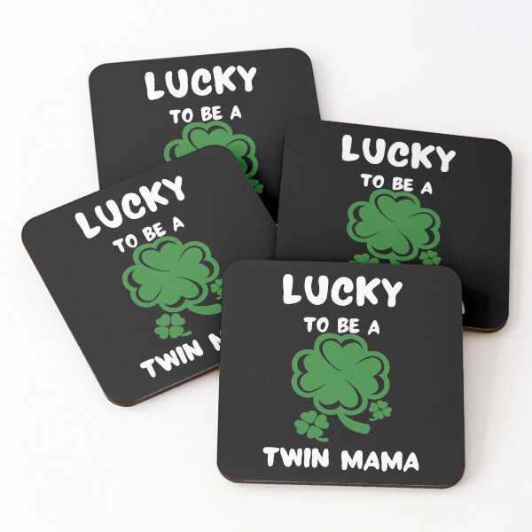 Item preview, Lucky To Be A Twin Mama Irish Twin Mom funny St Patricks Day Outfit Mother's day Gift designed and sold by YourgiftShop.