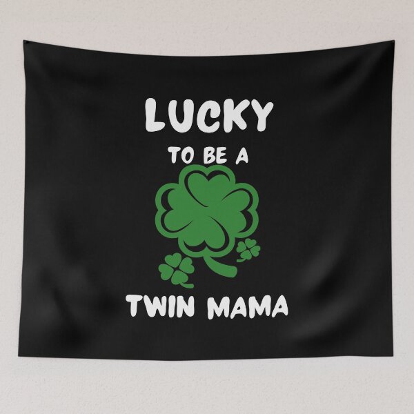 Item preview, Lucky To Be A Twin Mama Irish Twin Mom funny St Patricks Day Outfit Mother's day Gift designed and sold by YourgiftShop.