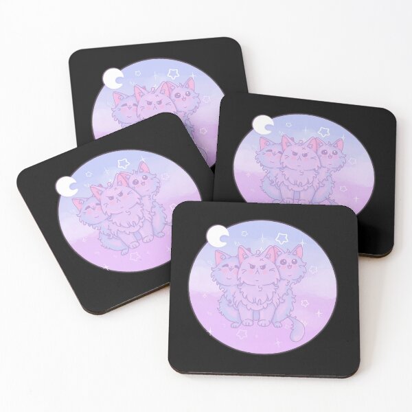 Artikelvorschau, Cerberus Katze - Mewberus entworfen und verkauft von Pastel Magic.
