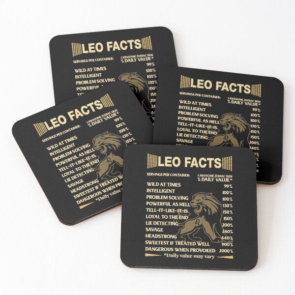 Item preview, Leo Facts Zodiac Sign Astrology Birthday Gift designed and sold by joykart.