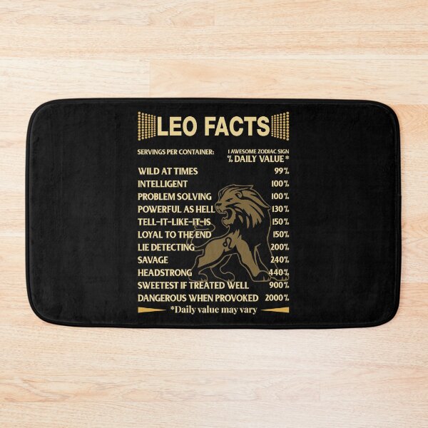 Item preview, Leo Facts Zodiac Sign Astrology Birthday Gift designed and sold by joykart.