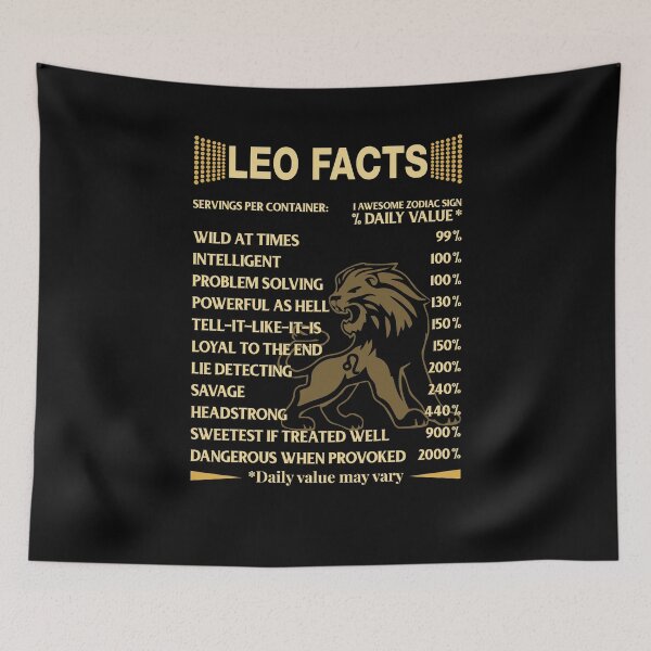 Item preview, Leo Facts Zodiac Sign Astrology Birthday Gift designed and sold by joykart.