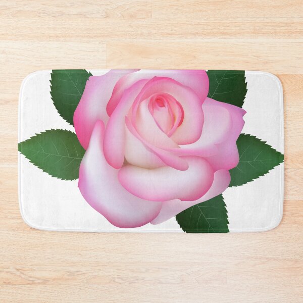 Item preview, Lovely pink white rose designed and sold by IrinaGuArt.