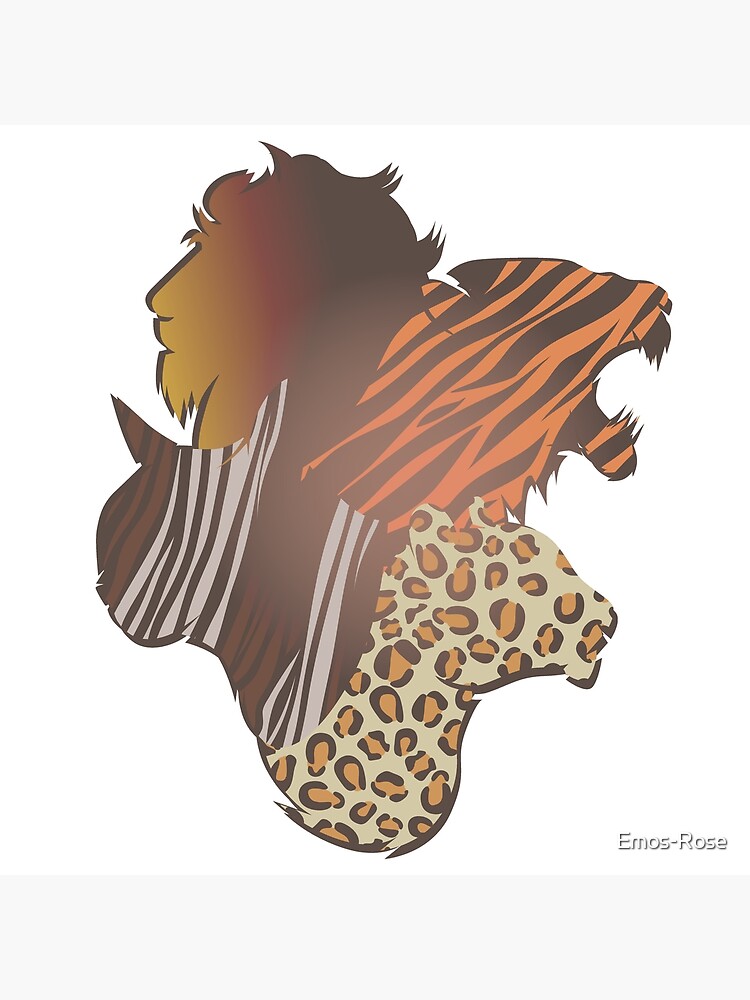 "Cat vs Tiger vs Lion vs Leopard" Poster by Emos-Rose | Redbubble