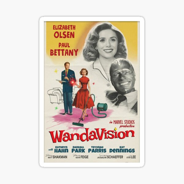 Wandavision Poster Sticker