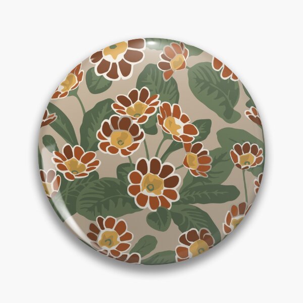 Item preview, Primula flower pattern designed and sold by lents.