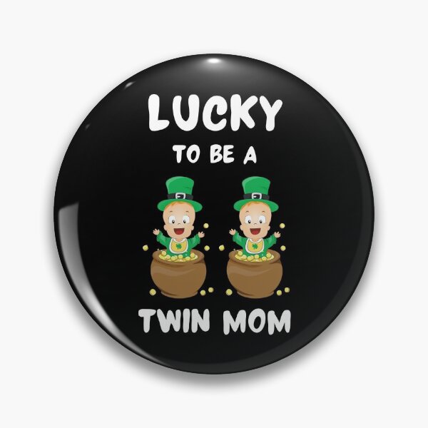Item preview, Lucky To Be A Twin Mom Irish Twin Mom funny St Patricks Day Outfit Mother's day Gift designed and sold by YourgiftShop.