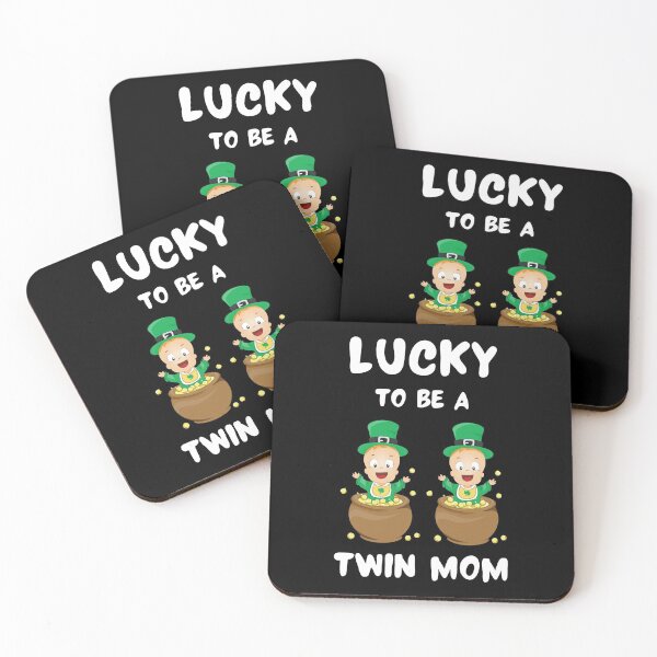 Item preview, Lucky To Be A Twin Mom Irish Twin Mom funny St Patricks Day Outfit Mother's day Gift designed and sold by YourgiftShop.