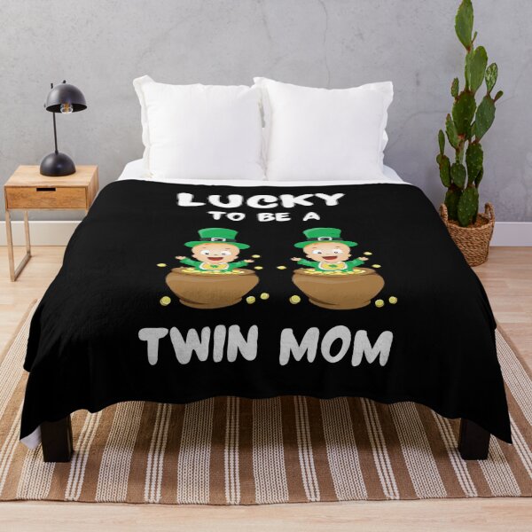 Item preview, Lucky To Be A Twin Mom Irish Twin Mom funny St Patricks Day Outfit Mother's day Gift designed and sold by YourgiftShop.