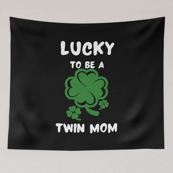 Item preview, Lucky To Be A Twin Mom Irish Twin Mom funny St Patricks Day Outfit Mother's day Gift designed and sold by YourgiftShop.