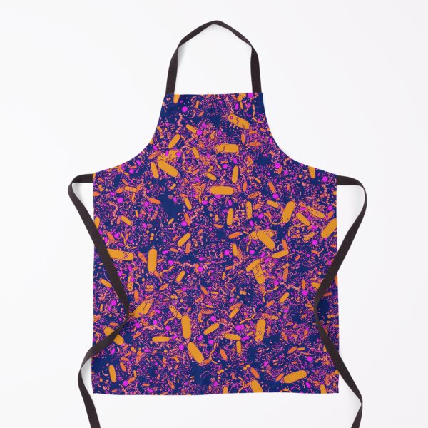 Item preview, Bacteria shapes (indigo) designed and sold by vividbiology.