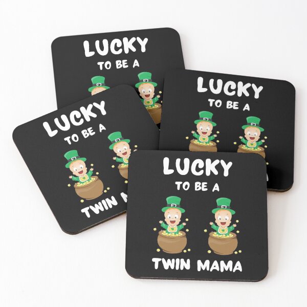 Item preview, Women Lucky To Be A Twin Mama Irish Twin Mom funny St Patricks Day Outfit Mother's day Gift designed and sold by YourgiftShop.