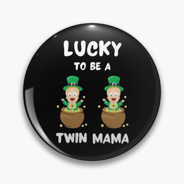 Item preview, Women Lucky To Be A Twin Mama Irish Twin Mom funny St Patricks Day Outfit Mother's day Gift designed and sold by YourgiftShop.