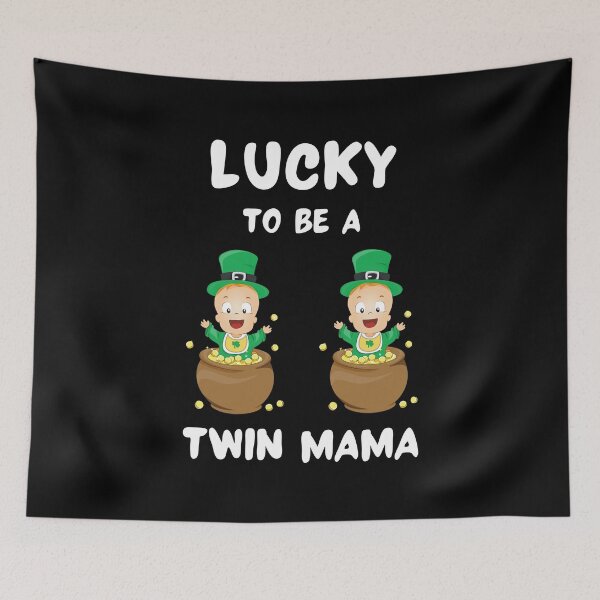 Item preview, Women Lucky To Be A Twin Mama Irish Twin Mom funny St Patricks Day Outfit Mother's day Gift designed and sold by YourgiftShop.