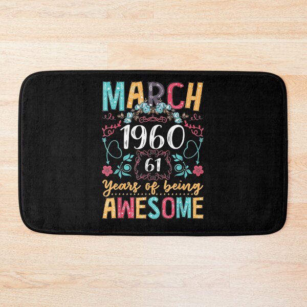 Item preview, Flower Vintage March 1960 61st Bday Gift 61 Years Old designed and sold by melisenda.