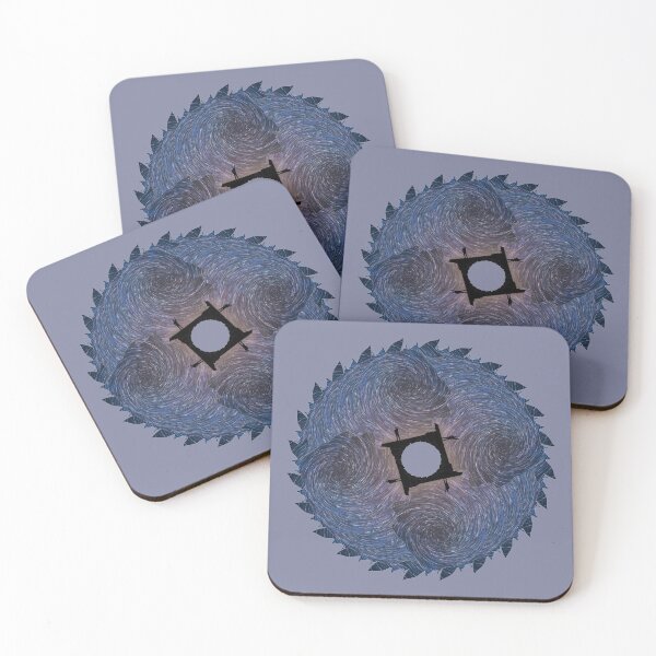 Item preview, Dante Alighieri abstrast Blue Stars (Van Gogh style) designed and sold by albix81.