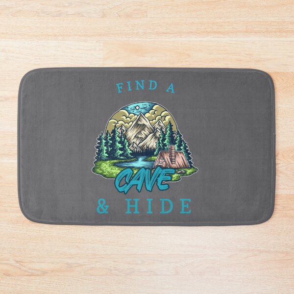 Item preview, Find A Cave & Hide Black  designed and sold by Mazstore.