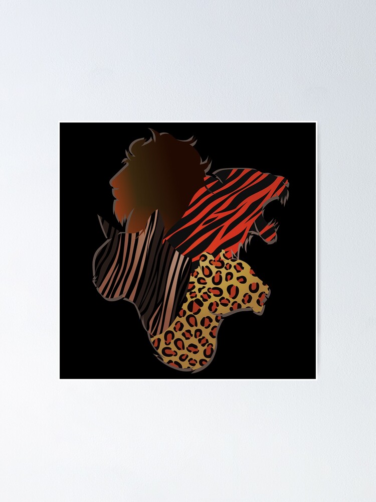 "Cat vs Tiger vs Lion vs Leopard Dark Color" Poster for Sale by Emos