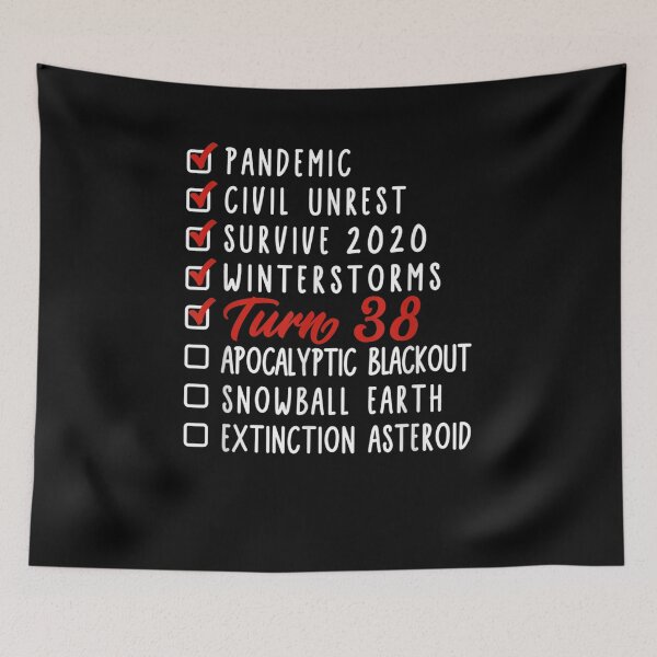 Item preview, Funny 38th Birthday Gift I 38 Years I Anticipating Checklist designed and sold by melisenda.