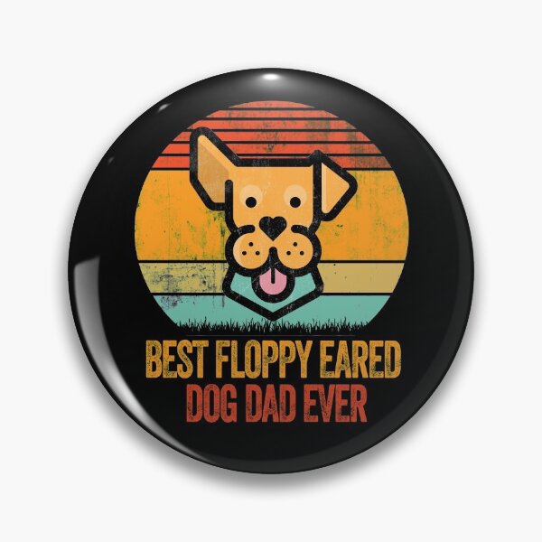 Item preview, Best Floppy Eared Dog Dad Ever Vintage Distressed Lab Mix Gift   designed and sold by Guarddogdrive.