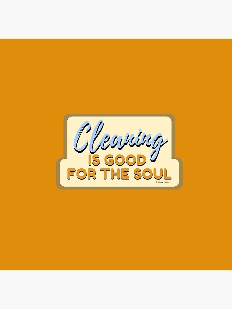 Thumbnail 3 of 3, Pin, Cleaning is Good for the Soul Retro Cleaning Lady Gifts designed and sold by SavvyCleaner.