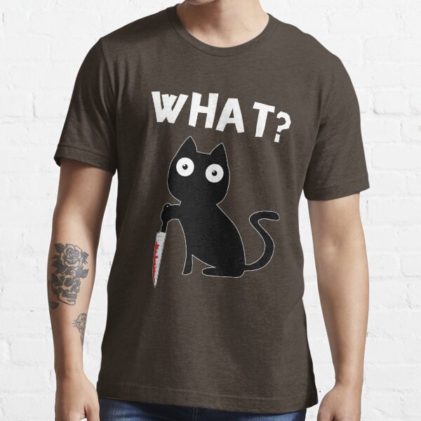 cat knife t shirt