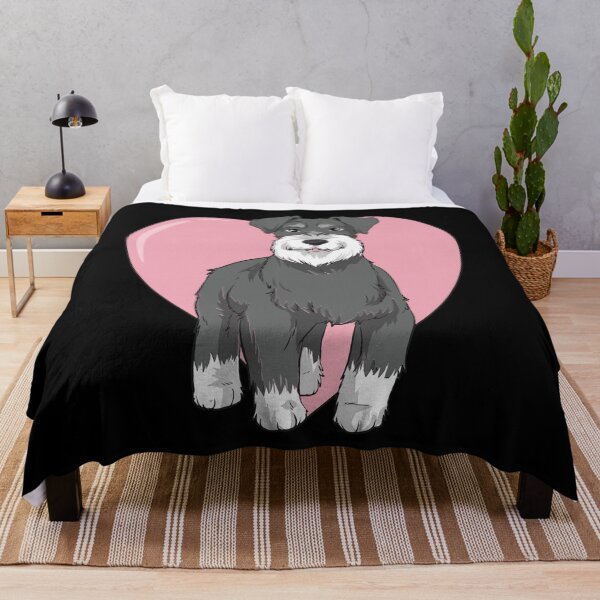 Item preview, Schnauzer dog heart dog lovers design designed and sold by FalkDania.