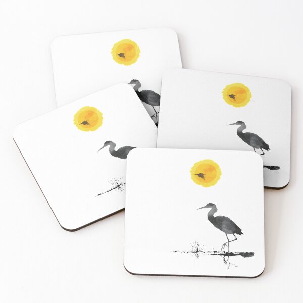 Item preview, This is an oriental painting with an atmosphere of intense sun and a wonderful egret artwork designed and sold by graphy K.
