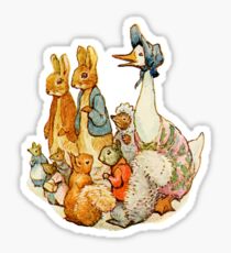 Children's Story Book Animals Sticker
