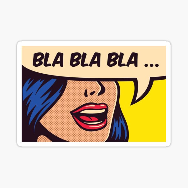 Item preview, Vintage Comics - Pop Art - Bla bla bla designed and sold by HugoYuli.