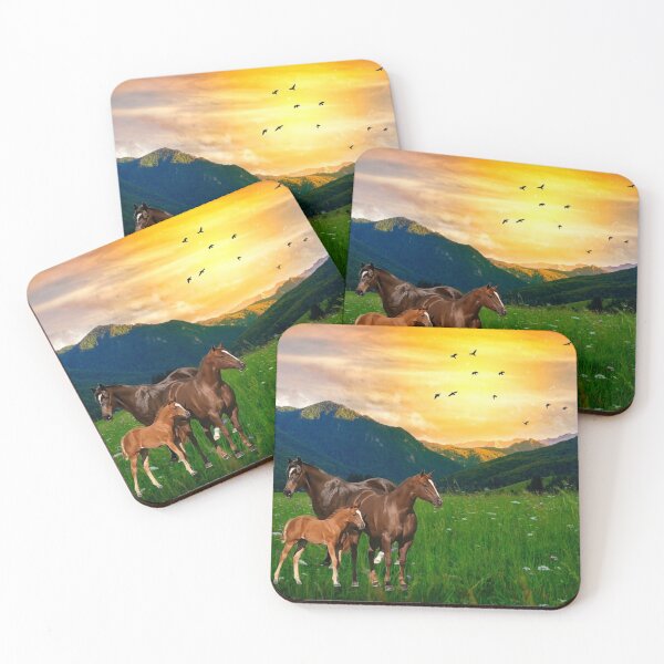 Item preview, horses in the meadow designed and sold by childrenlions.