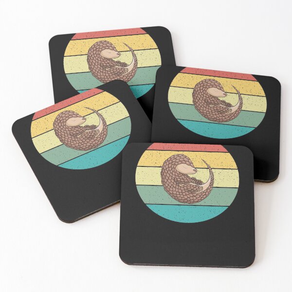 Item preview, Retro Vintage Sleeping Pangolin designed and sold by Salvadax.