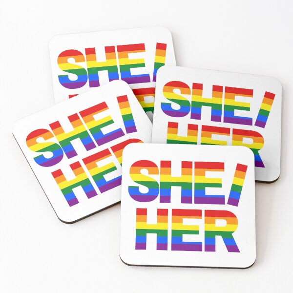 Item preview, Large Rainbow She/Her designed and sold by JtownGSA.