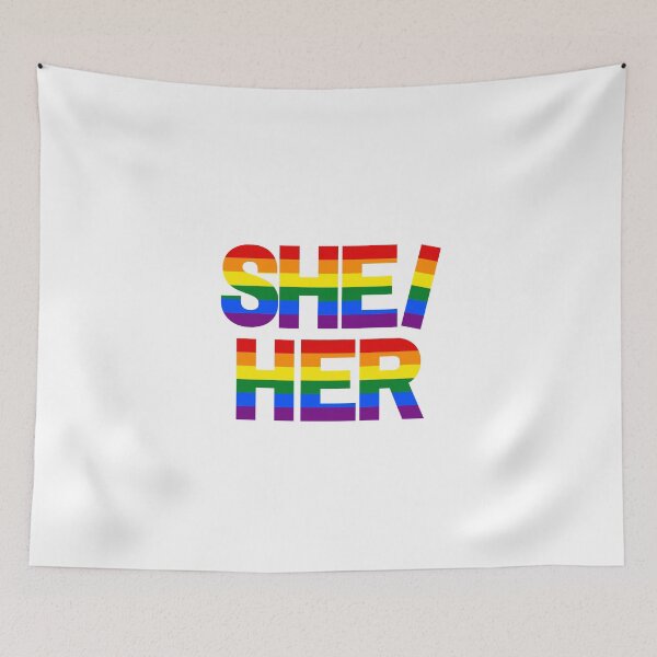 Item preview, Large Rainbow She/Her designed and sold by JtownGSA.