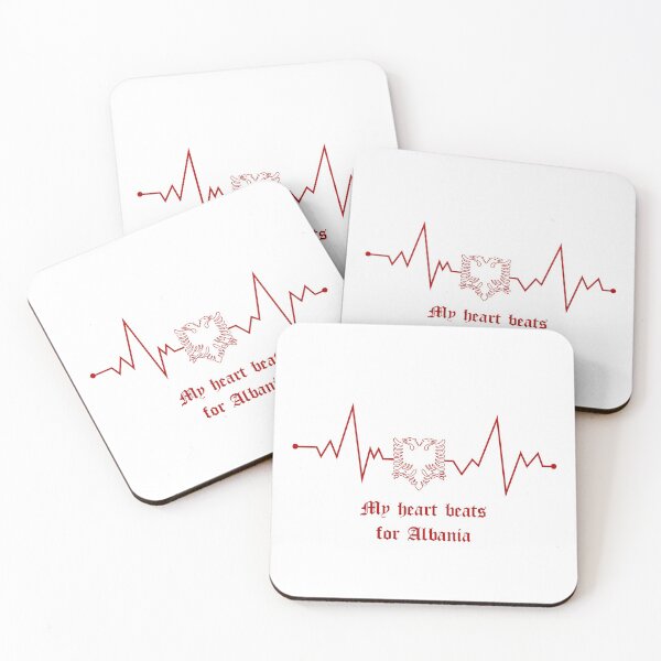 Item preview, Albania heartbeat designed and sold by IllyrianLegacy.