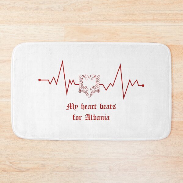 Item preview, Albania heartbeat designed and sold by IllyrianLegacy.