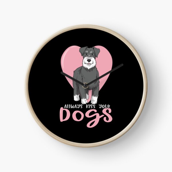 Item preview, Always kiss your dog Schnauzer lovers design designed and sold by FalkDania.