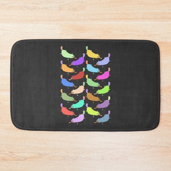 Item preview, Colorful and Cute Platypus Pattern (black) designed and sold by Davey's Designs.