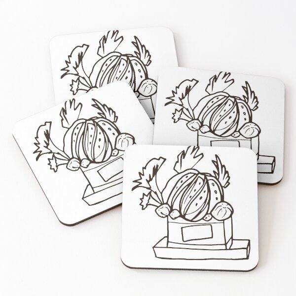 Item preview, succulent set freehand drawing. linear clipart design packaging, cards, wedding, gift, decoration for home, clothes. cartoon funny simplified minimalist plant drawing flower arrangement potted designed and sold by mudenk.