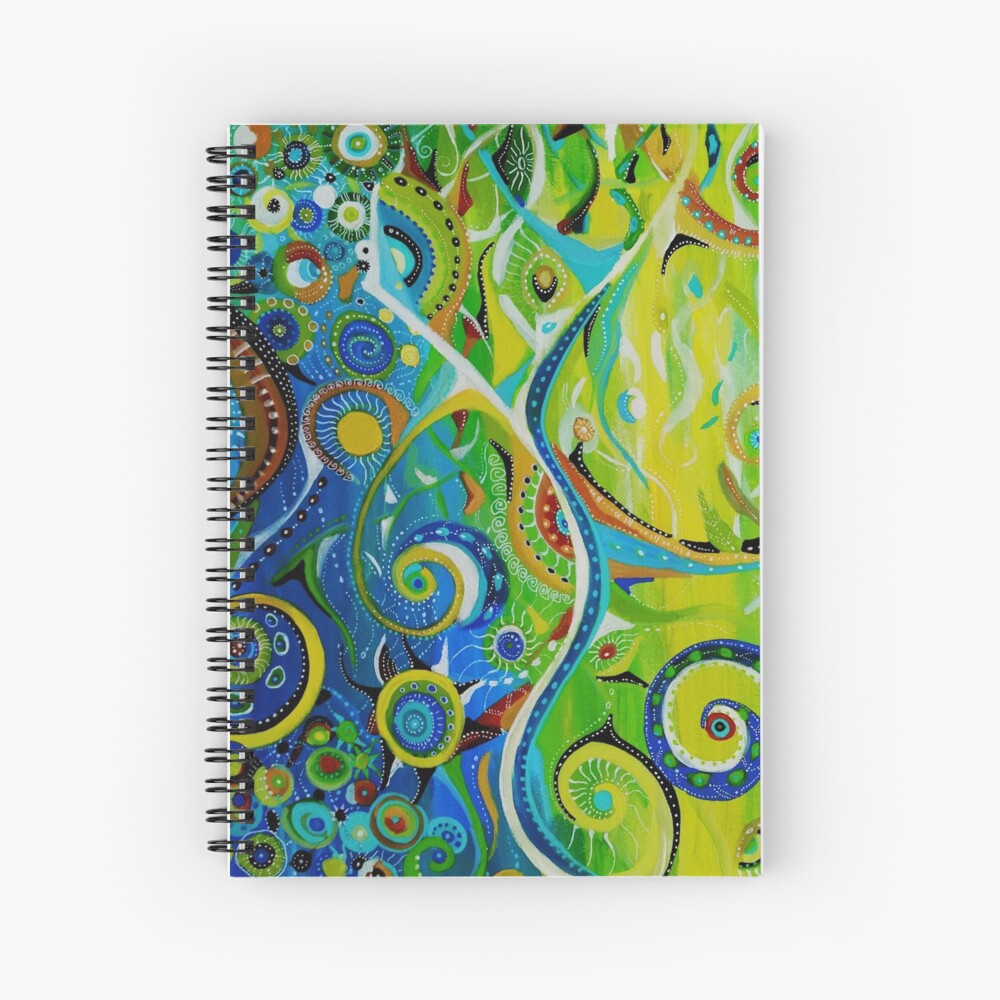 Aperçu de l'œuvre Cahier à spirale créée et vendue par Graine-de-Lune.