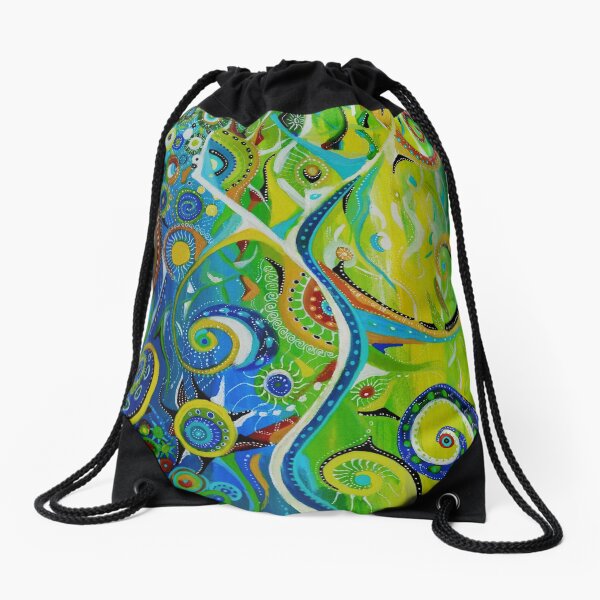 Dance life Drawstring Bag