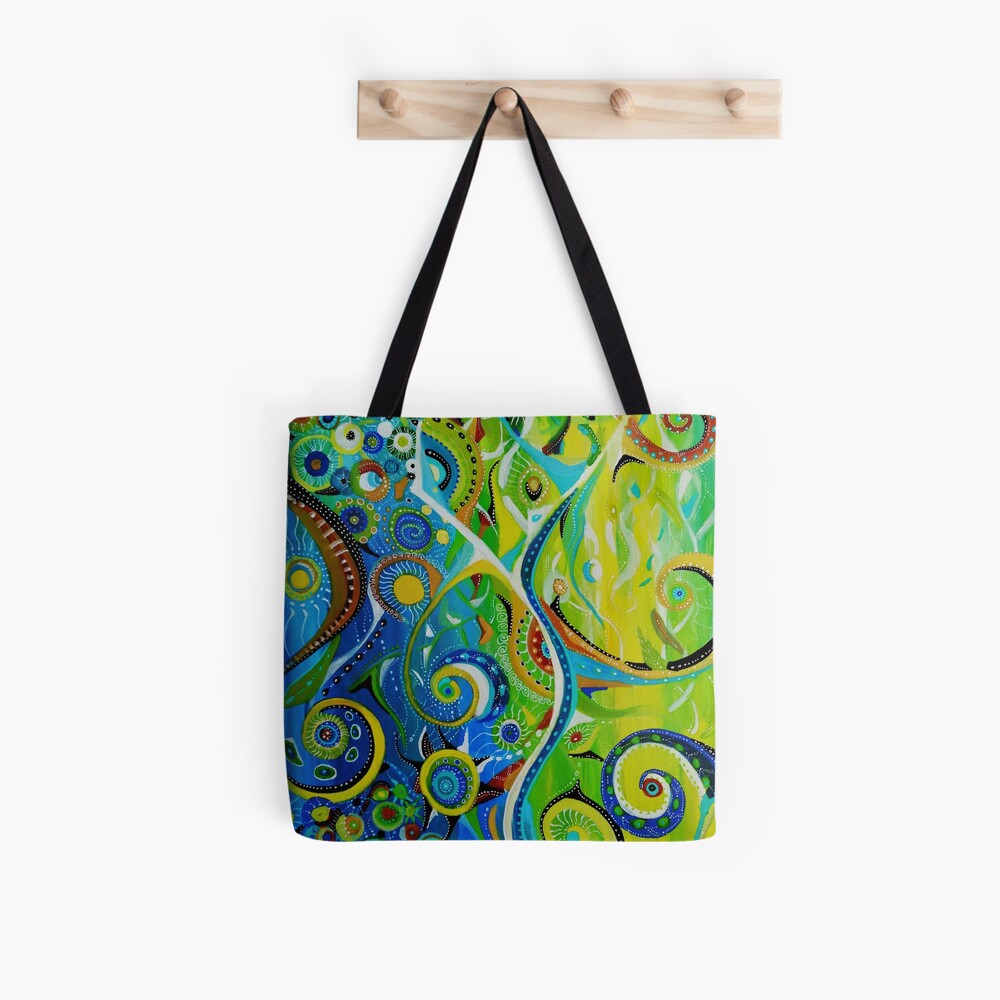 Aperçu de l'œuvre Tote bag doublé créée et vendue par Graine-de-Lune.