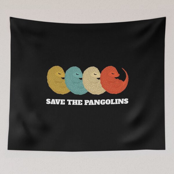 Item preview, Save The Endangered Pangolins Scaly Anteater designed and sold by Salvadax.